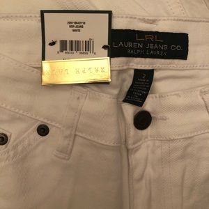 Ralph Lauren White Jeans 4P NEW!!